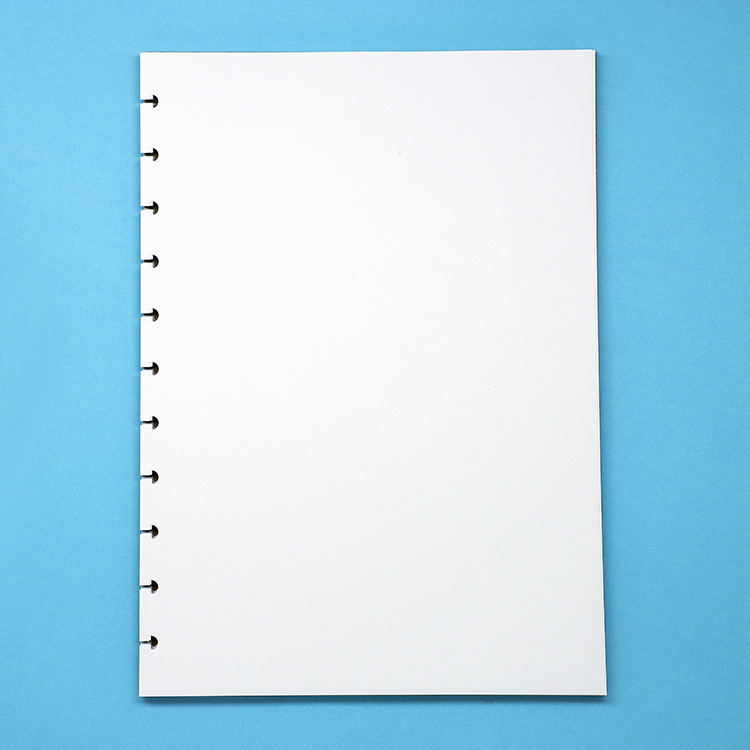 Photography Journal - A4 Loose-leaf Refilled Mushroom Hole Notebook