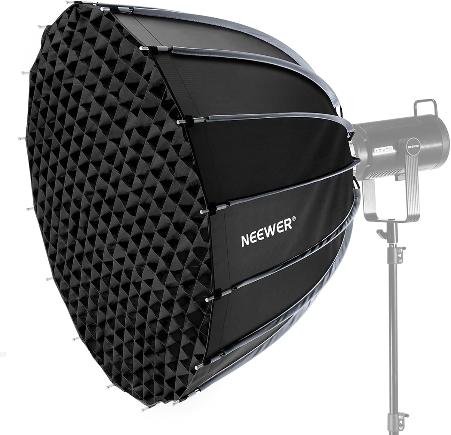Photography Grid - Parabolic Softbox with Bowens Mount, 35.4-Inch