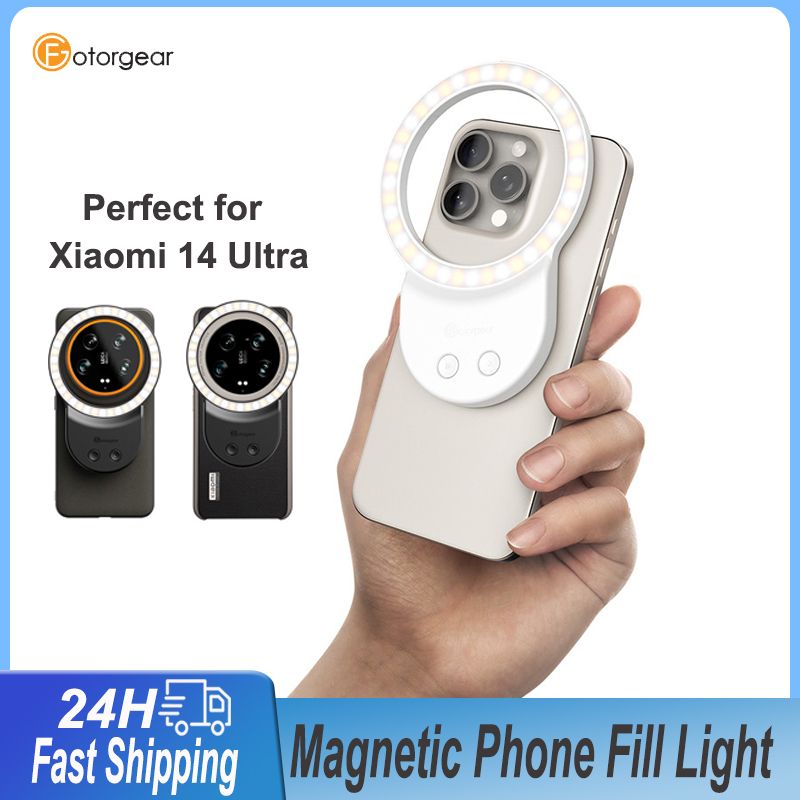 Photography Xiaomi 14 Ultra - Fotorgear Magnetic Fill Light For iPhone