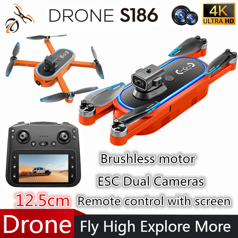 2025 S186 Drone Professional 4 - огляд і ціна Photography Hd