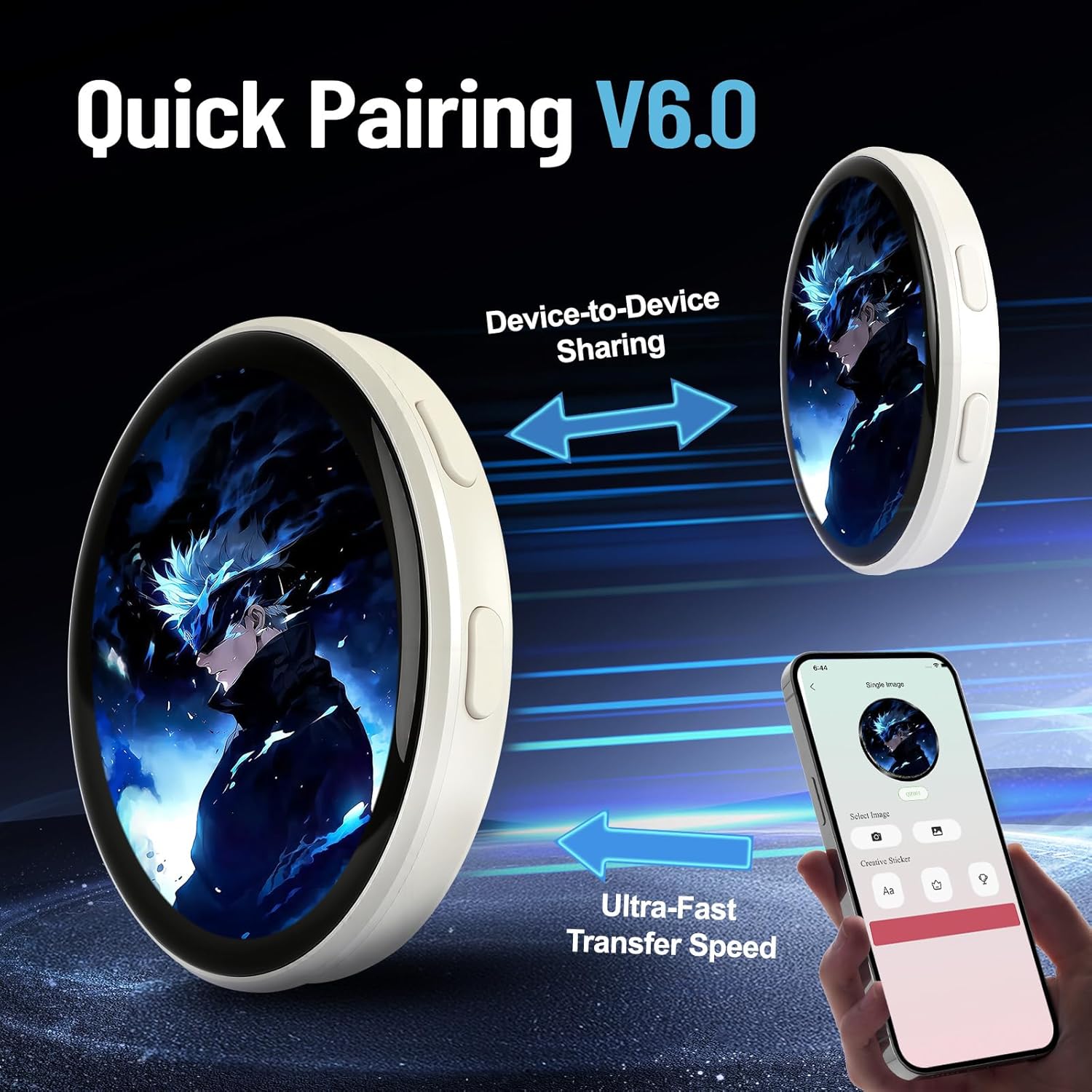 Smart Dynamic Anime Badge Pin  - огляд і ціна Photography Grid