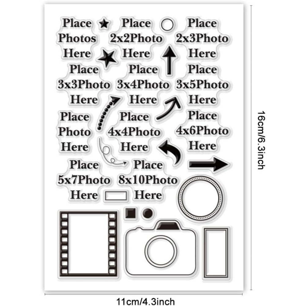 Place Photo Here Clear Stamp A - огляд і ціна Photography Definition