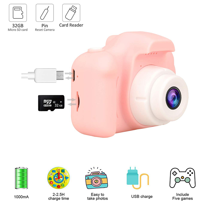 Kids Camera Toys Mini HD Digit - огляд і ціна Photography Of Memories