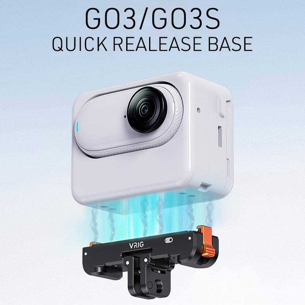 VRIG Aluminum Magnetic Chargin - огляд і ціна Insta360 Camera Go 3
