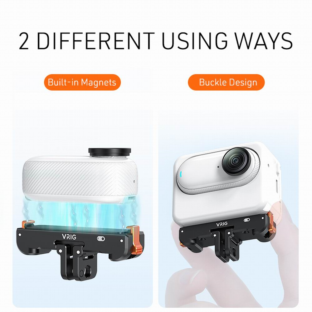 VRIG Aluminum Magnetic Chargin - огляд і ціна Insta360 Camera Go 3