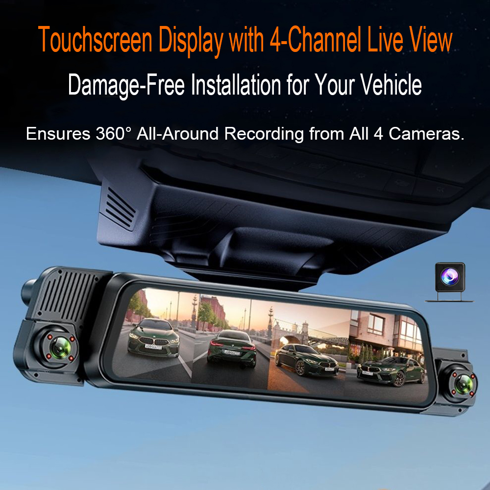 4 Channel Streaming Dash Cam 4 - огляд і ціна Timelapse Controller