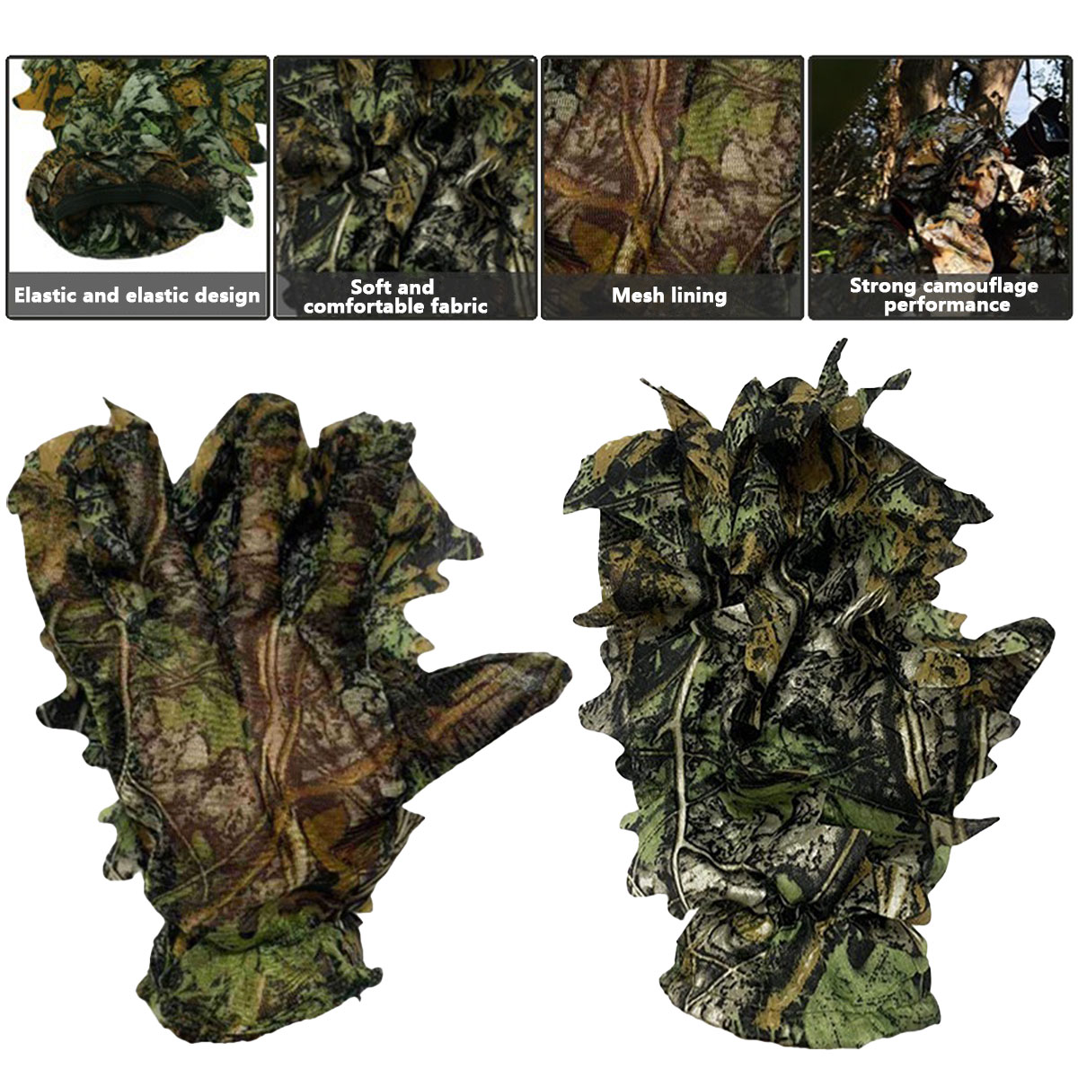 3D Camouflage Leaf Hunting Glo - огляд і ціна Photography Gear